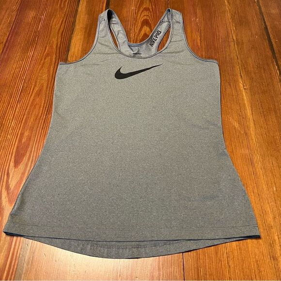 Nike Women’s Pro Gray‎ Medium Activewear Tank - Picture 1 of 5